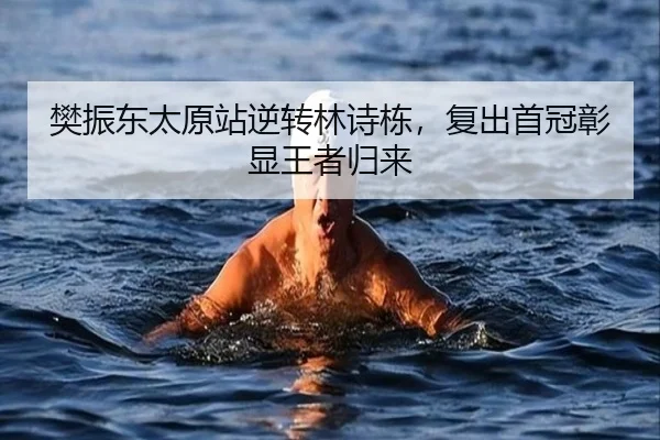 樊振东太原站逆转林诗栋，复出首冠彰显王者归来