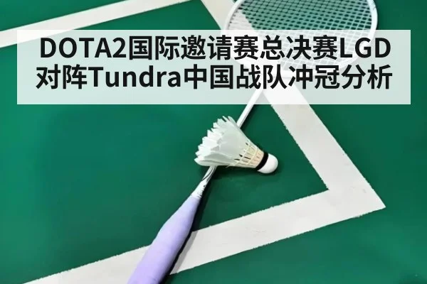 DOTA2国际邀请赛总决赛LGD对阵Tundra中国战队冲冠分析
